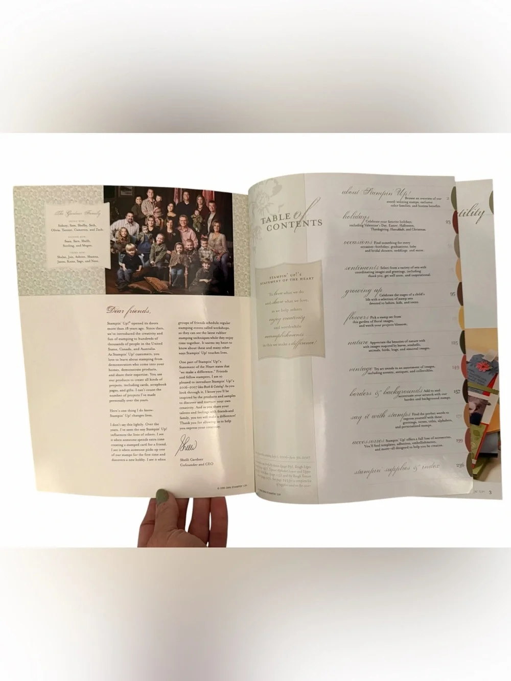 Stampin' Up! Idea Book & Catalog 2006 - 2007 Edition